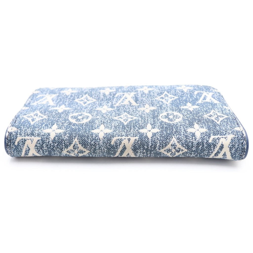 LOUIS VUITTON(ルイヴィトン) モノグラム ジャガードデニム ジッピーウォレット インディゴ M81226 RFID