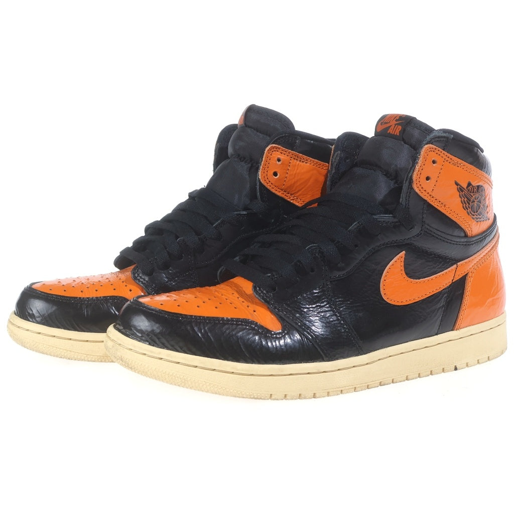 NIKE(ナイキ) AIR JORDAN 1 RETRO HIGH OG SHATTERED BACKBOARD 3.0 エアジョーダン1レトロ シャッタードバックボード ハイカットスニーカー オレンジ US9.5/27.5cm 555088-028