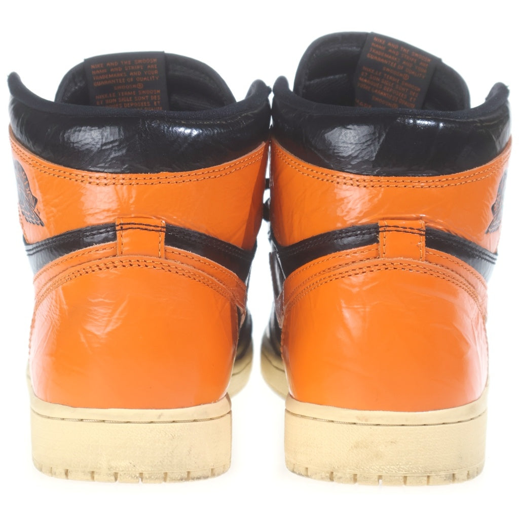 NIKE(ナイキ) AIR JORDAN 1 RETRO HIGH OG SHATTERED BACKBOARD 3.0 エアジョーダン1レトロ シャッタードバックボード ハイカットスニーカー オレンジ US9.5/27.5cm 555088-028