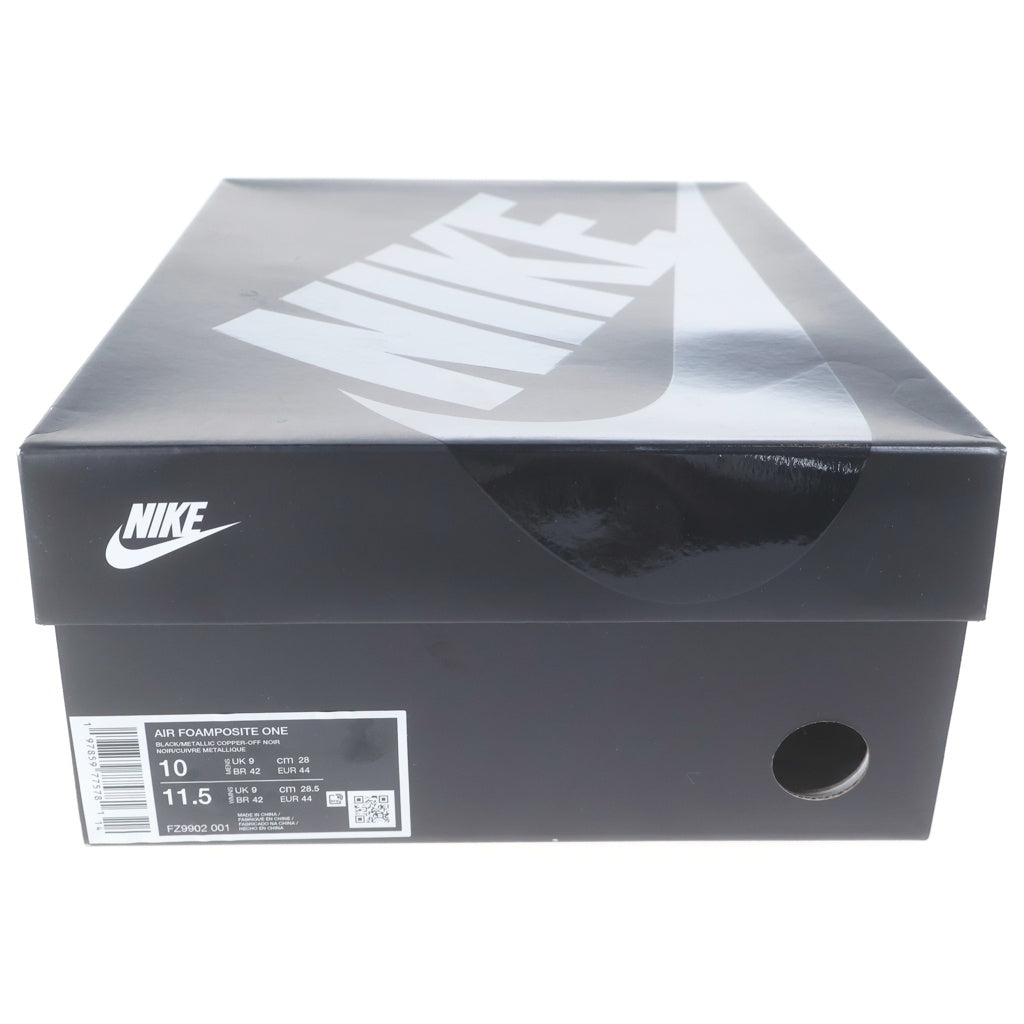 NIKE(ナイキ) AIR FOAMPOSITE ONE METALLIC COPPER エアフォームポジットワン メタリック カッパー ゴールド US10/28.0cm FZ9902-001