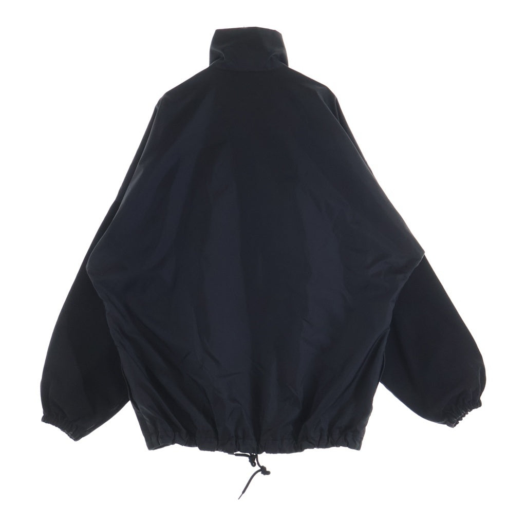 BALENCIAGA(バレンシアガ) 18AW フロントロゴデニム切替 ナイロントラックジャケット ブラック 529213 TBQ03