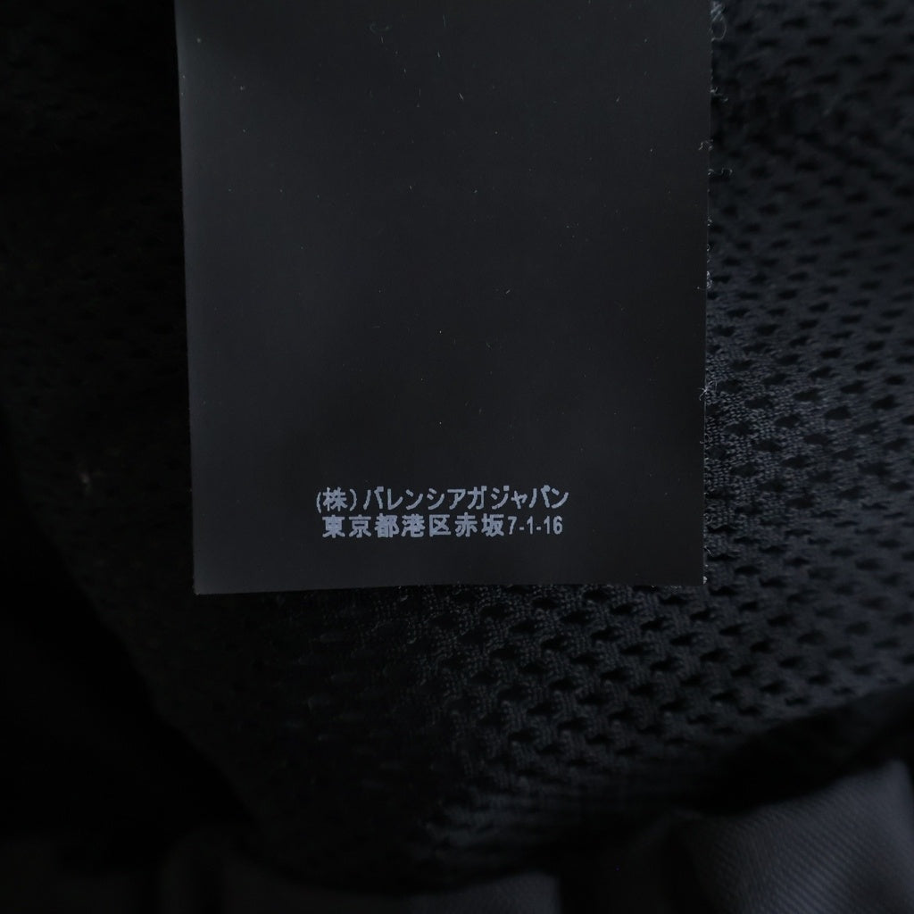 BALENCIAGA(バレンシアガ) 18AW フロントロゴデニム切替 ナイロントラックジャケット ブラック 529213 TBQ03