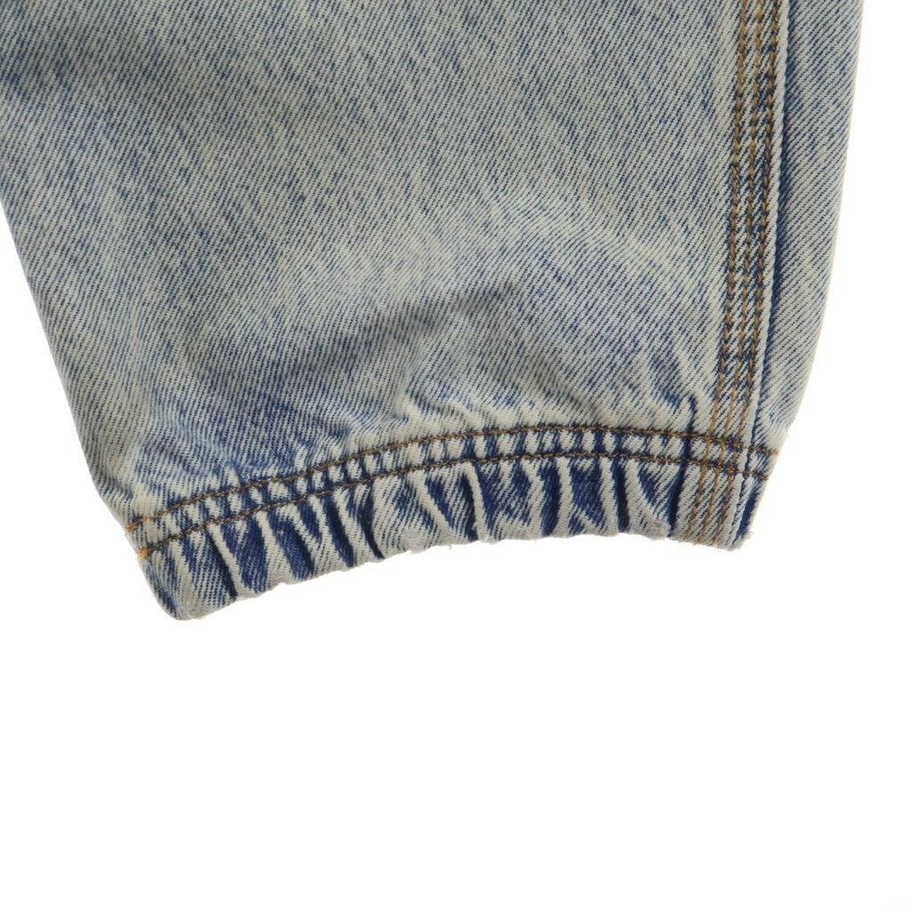 ALEXANDER WANG(アレキサンダーワン) 22SS DOUBLE FRONT CARPENTER JEAN ダブルフロント カーペンタージーンズ サイドアジャスター付 ワイドデニムパンツ レディース インディゴ