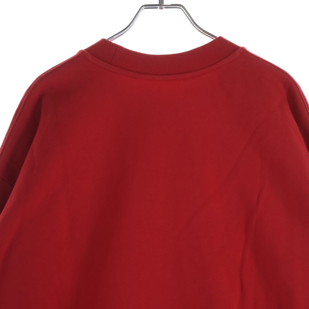 MARNI(マルニ) 21AW FADE LOGO CREW SWEAT フェードロゴプリント クルーネックプルオーバースウェットシャツ トレーナー レッド FUMU0074P0 UTC029