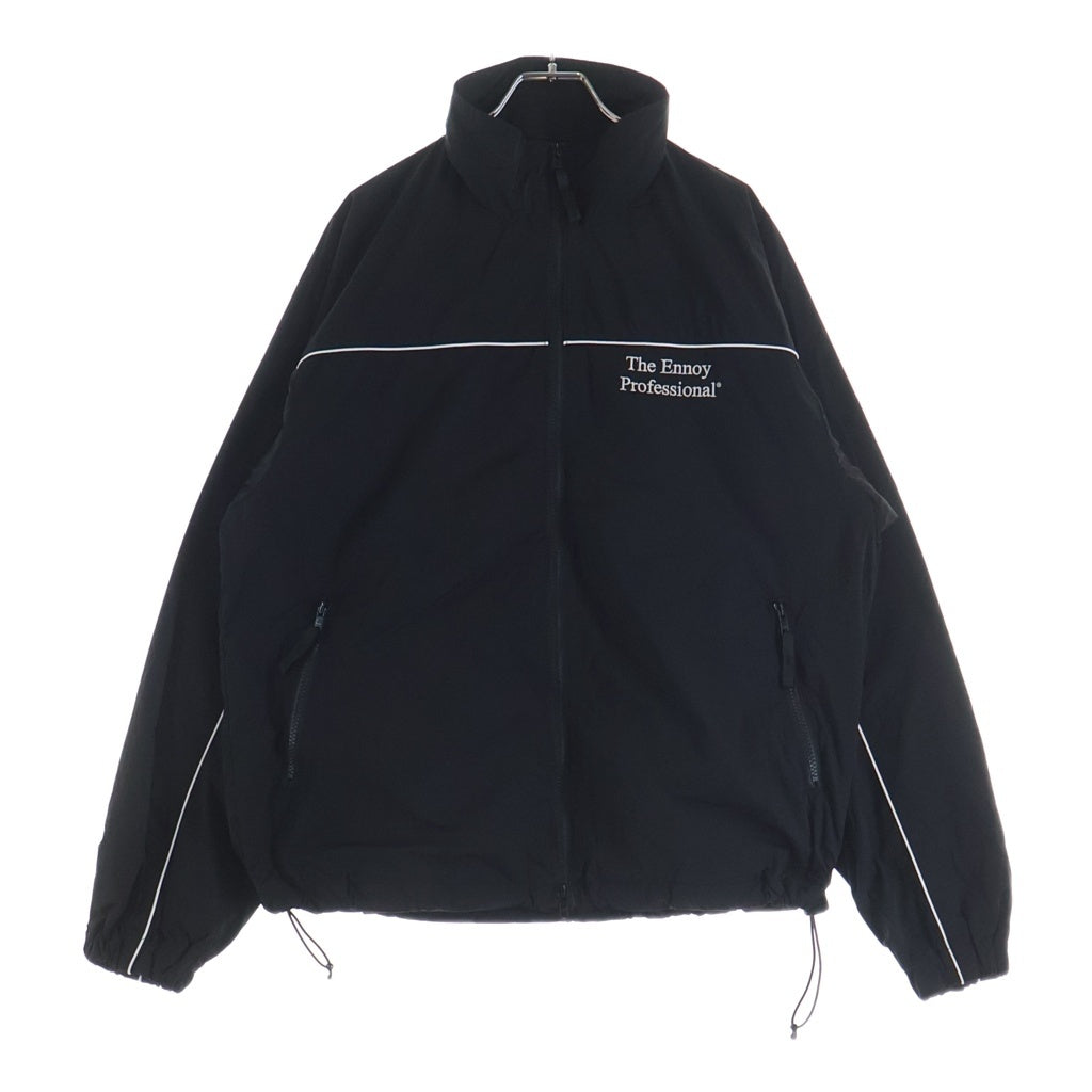 The Ennoy Professional(エンノイプロフェッショナル) 26SS PIPING NYLON TRACK SUIT パイピング ナイロントラックジャケット ブラック SS26BRENJK01LP