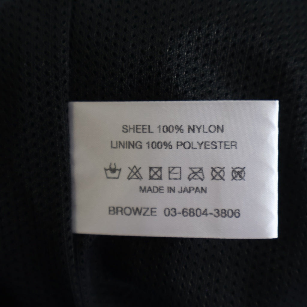 The Ennoy Professional(エンノイプロフェッショナル) 26SS PIPING NYLON TRACK SUIT パイピング ナイロントラックジャケット ブラック SS26BRENJK01LP