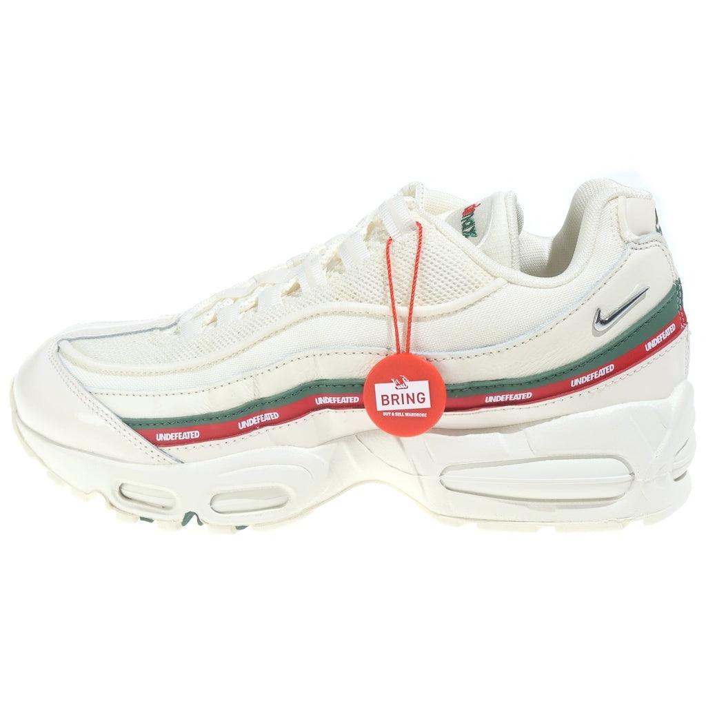 NIKE(ナイキ) ×UNDEFEATED AIR MAX 95 SP SAIL アンディフィーテッド エアマックス95 セイル ローカットスニーカー ホワイト US8.5/26.5cm IB4453-100