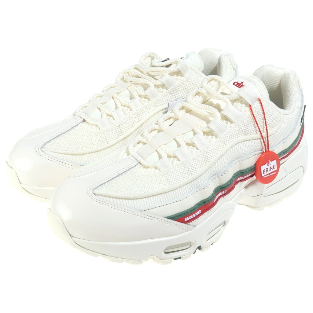 NIKE(ナイキ) ×UNDEFEATED AIR MAX 95 SP SAIL アンディフィーテッド エアマックス95 セイル ローカットスニーカー ホワイト US8.5/26.5cm IB4453-100