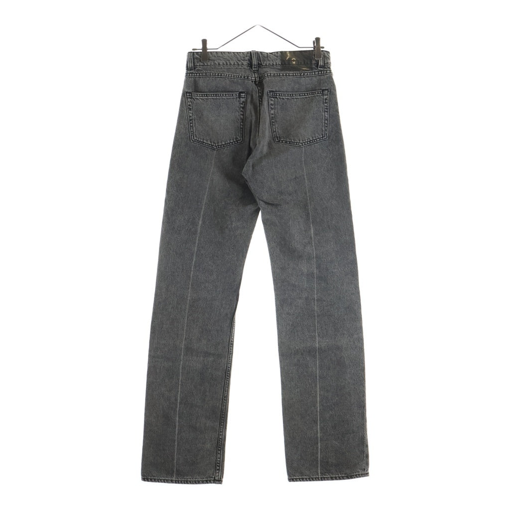 OUR LEGACY(アワーレガシー) 21AW WMNS EXTENDED LINEAR CUT ウィメンズ エクステンデッド リニアカット ボタンフライ デニムパンツ ジーンズ ブラック M2205EB レディース