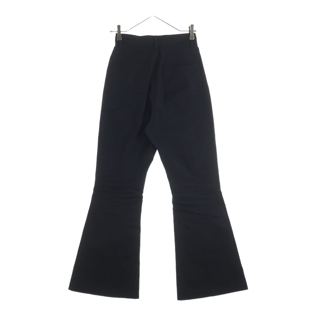 Rick Owens(リックオウエンス) 23SS BOLAN BOOTCUT ボラン ポリエステル ブーツカット ジップフライトラウザーズ ブラック RP01C5329-TF