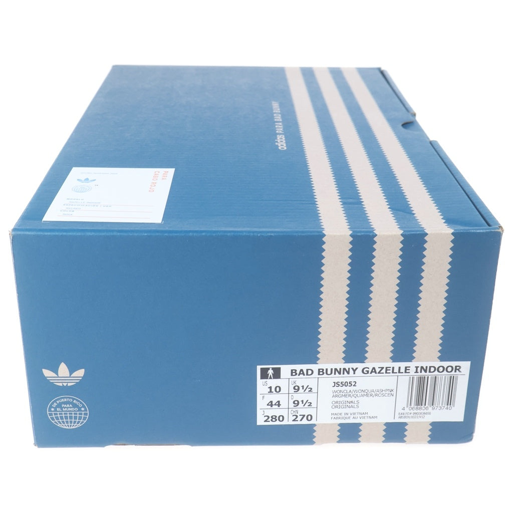 adidas(アディダス) ×BAD BUNNY GAZELLE INDOOR CABO ROJO バッドバニー ガゼル インドア カボ ロボ ローカットスニーカー ピンク US10/28cm JS5052