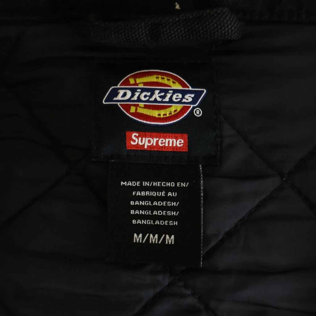 SUPREME(シュプリーム) 21AW ×Dickies Quilted Denim Work Jacket ディッキーズ キルテッドデニムワークジャケット ブラック