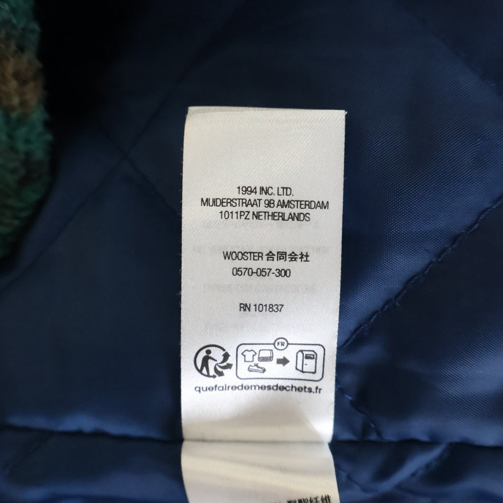 SUPREME(シュプリーム) 23AW Fleece Zip Up Hooded Jacket フリースジップアップフーデッドジャケット グリーン/ネイビー