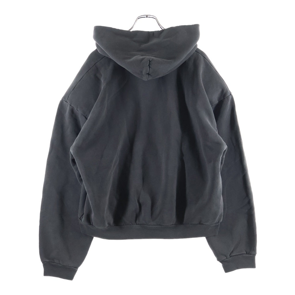 NO BRAND(ノーブランド) SKYLARK(スカイラーク) NO ZIP HOODIE ノージップ フロントロゴ プルオーバースウェットパーカー フーディー グレー