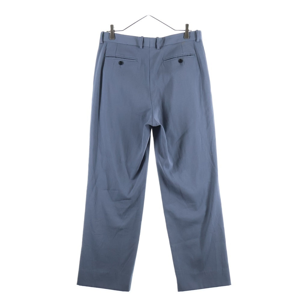 AURALEE(オーラリー) 19AW WOOL MAX GABARDINE SLACK ウール マックス ギャバジン スラックスパンツ ブルー A9AP02MX