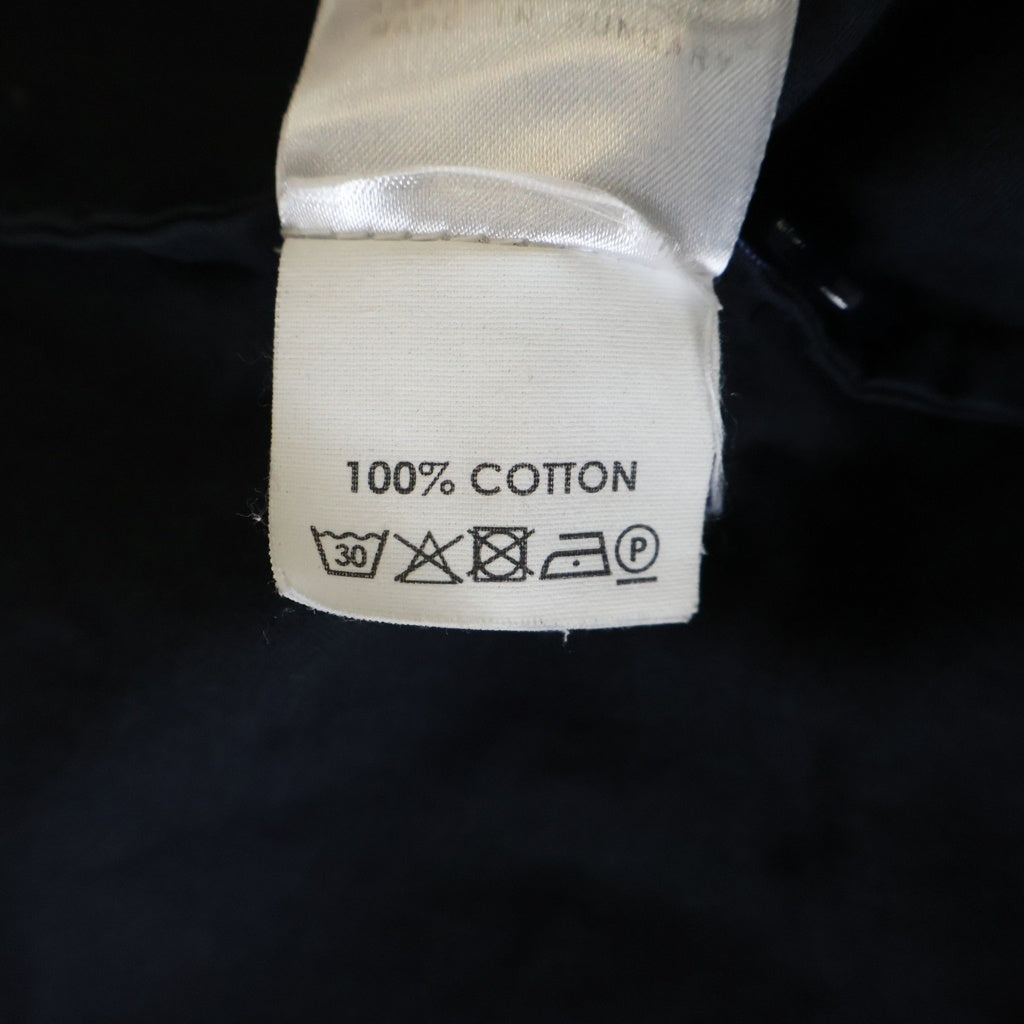 DRIES VAN NOTEN(ドリスヴァンノッテン) 16AW EPOULET SIDE POCKET SHIRT エポーレット サイドポケット 長袖シャツ ネイビー 73-01-81-01004