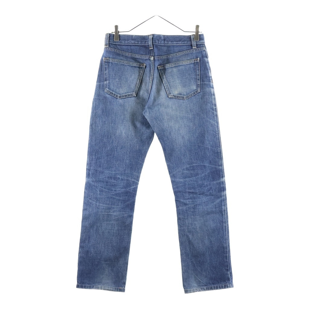 HELMUT LANG(ヘルムートラング) 90S ARCHIVE CLASSIC RAW CUT DENIM TURN UP アーカイブ 本人期 ボタンフライ クラシック ロー ストレートデニム ジーンズ インディゴ