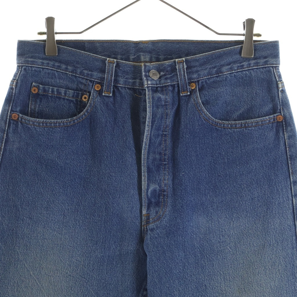 Levi's(リーバイス) 90S VINTAGE 501 ヴィンテージ ボタン裏546 ビッグE USA製 デニム ジップフライ ストレートパンツ ブルー 501-0000
