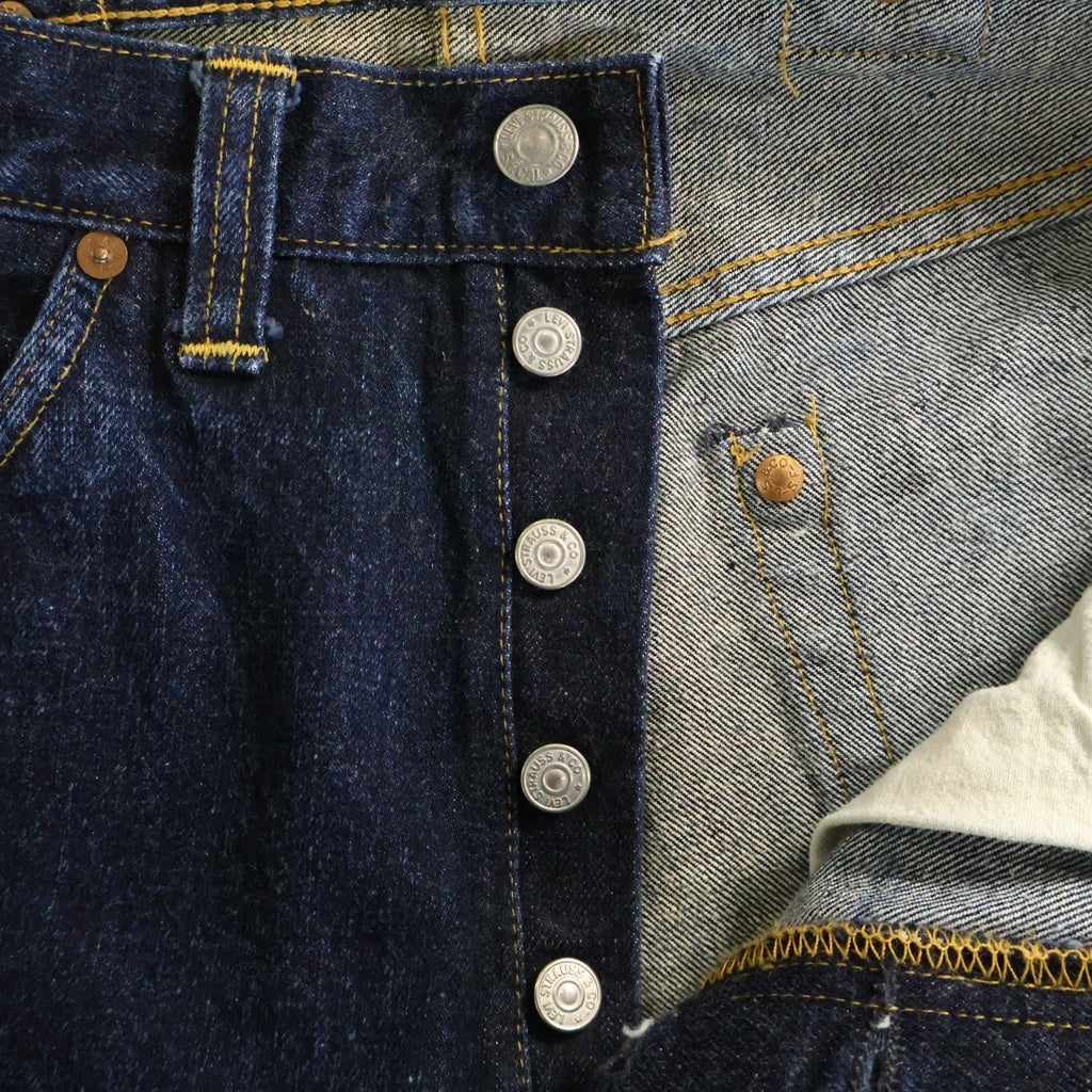 Levi's(リーバイス) 90S VINTAGE 201XX ヴィンテージ ボタン裏555 ビッグE バレンシア製 シンチバック ボタンフライ デニムパンツ インディゴ