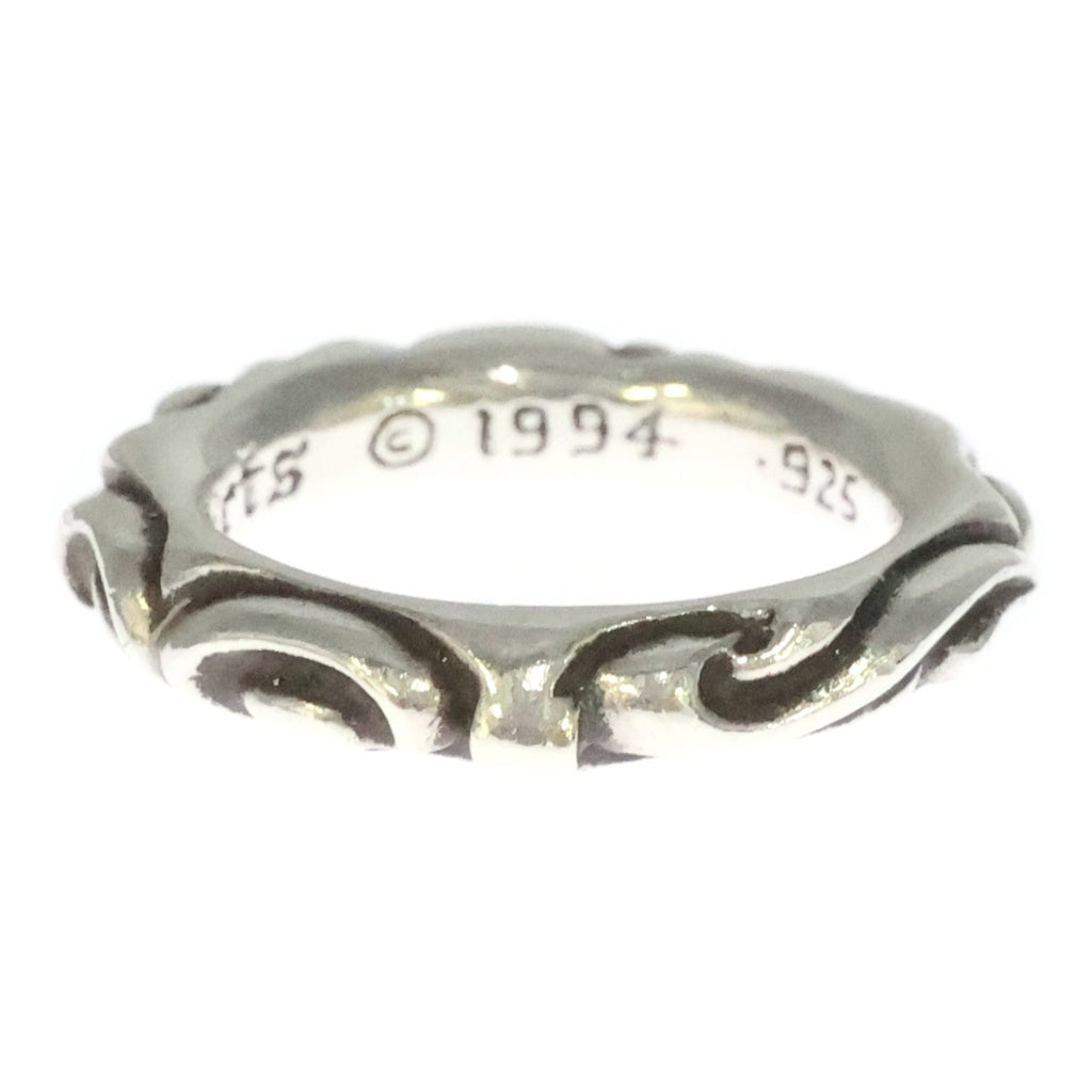 CHROME HEARTS(クロムハーツ) SCRL BAND スクロールバンド リング シルバー BCA351