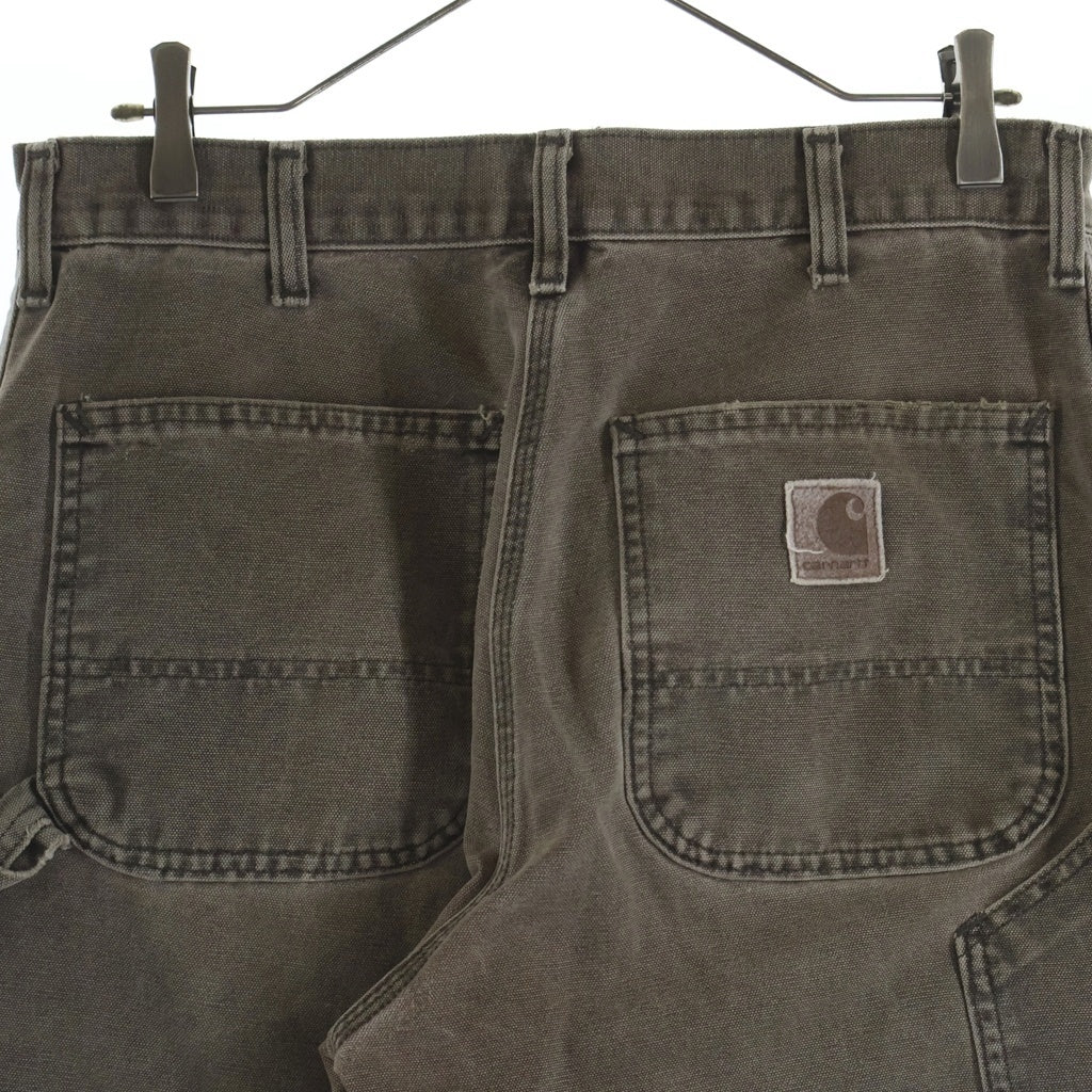 CARHARTT(カーハート) 90S VINTAGE DUCK WORK PANTS ダック地 ヴィンテージ ペインター ワークパンツ ブラウン WU0382