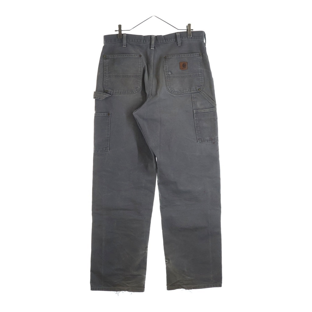 CARHARTT(カーハート) 10S DOUBLE KNEE PANT ダック地 ダブルニー ペインター ワークパンツ グレー B136 GVL