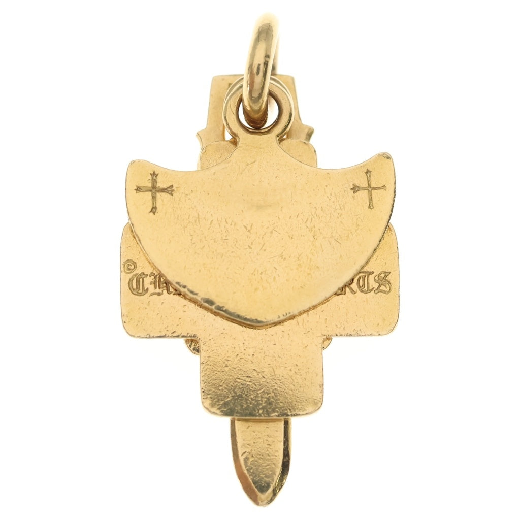 CHROME HEARTS(クロムハーツ) 22K 3 TRINKETS 3トリンケッツ ネックレストップ ゴールド