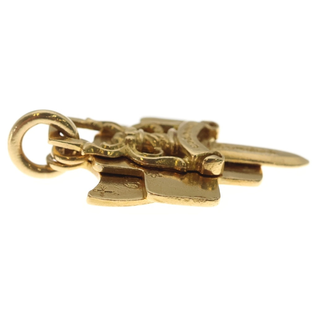 CHROME HEARTS(クロムハーツ) 22K 3 TRINKETS 3トリンケッツ ネックレストップ ゴールド