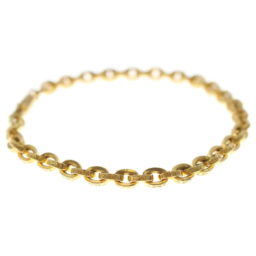 CHROME HEARTS(クロムハーツ) 22K PAPER CHAIN ペーパーチェーン ブレスレット ゴールド BCA025