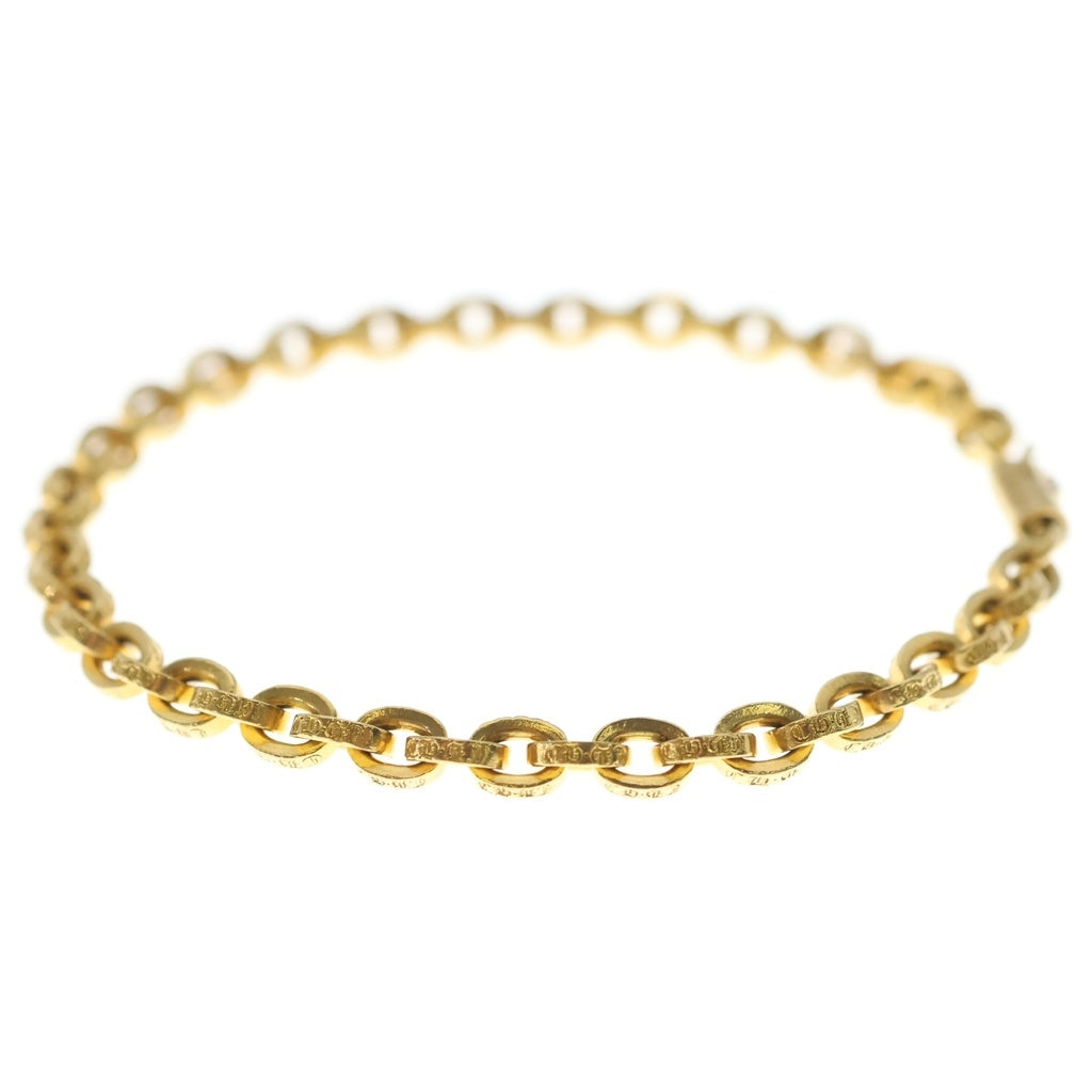 CHROME HEARTS(クロムハーツ) 22K PAPER CHAIN ペーパーチェーン ブレスレット ゴールド BCA025