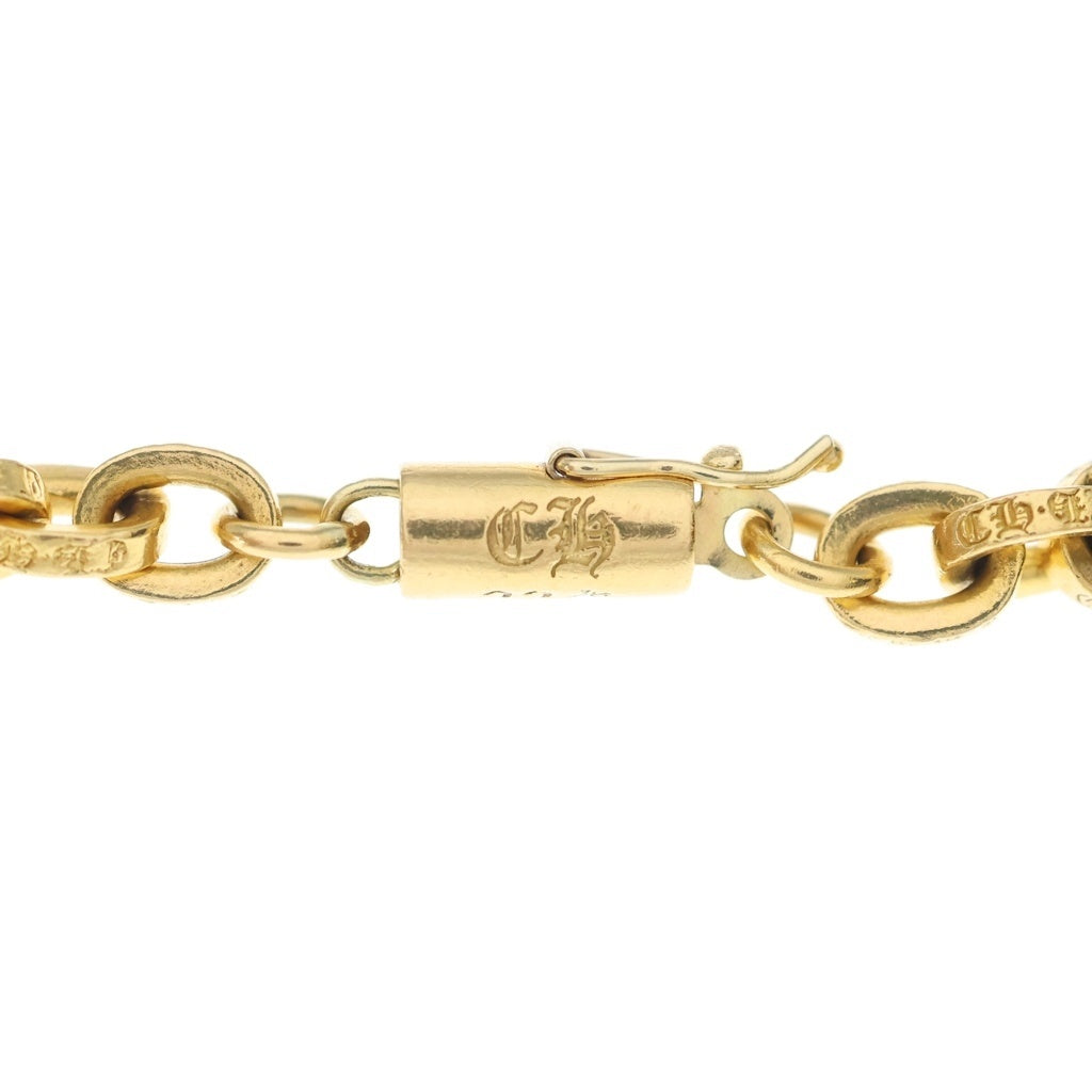 CHROME HEARTS(クロムハーツ) 22K PAPER CHAIN ペーパーチェーン ブレスレット ゴールド BCA025