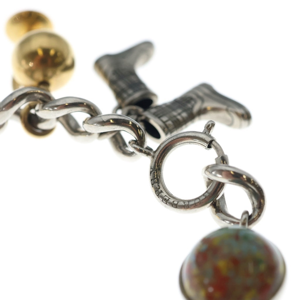 BURBERRY(バーバリー) MULTI CHARM BRACELET マルチチャームブレスレッド シルバー/ゴールド