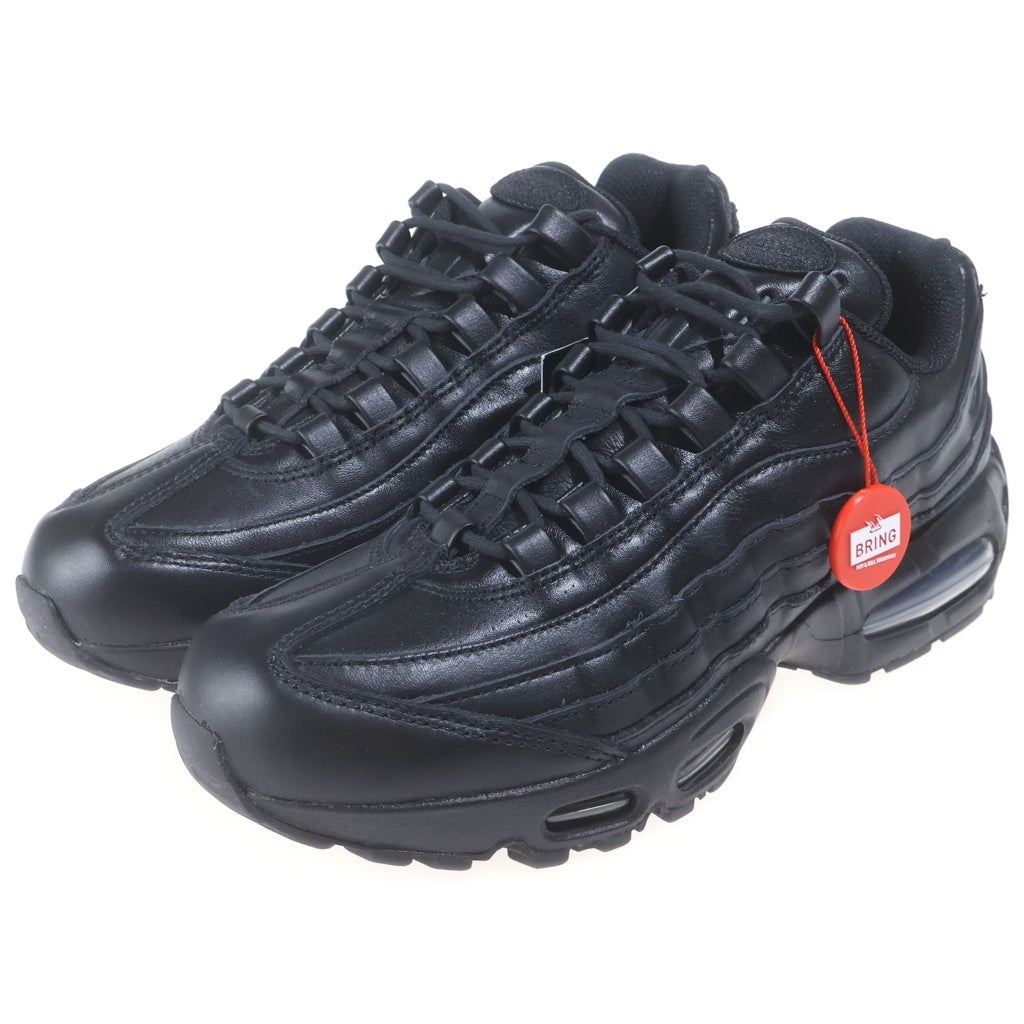 NIKE(ナイキ) AIR MAX BIG BUBBLE LEATHER TRIPLE BLACK エアマックス 95 ビッグバブル レザー トリプルブラック ローカットスニーカー ブラック US8.5/26.5cm IM0696-001