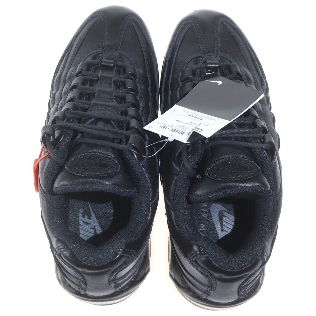 NIKE(ナイキ) AIR MAX BIG BUBBLE LEATHER TRIPLE BLACK エアマックス 95 ビッグバブル レザー トリプルブラック ローカットスニーカー ブラック US8.5/26.5cm IM0696-001
