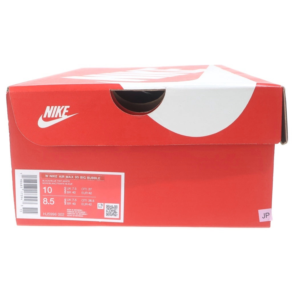 NIKE(ナイキ) AIR MAX BIG BUBBLE LEATHER TRIPLE BLACK エアマックス 95 ビッグバブル レザー トリプルブラック ローカットスニーカー ブラック US8.5/26.5cm IM0696-001