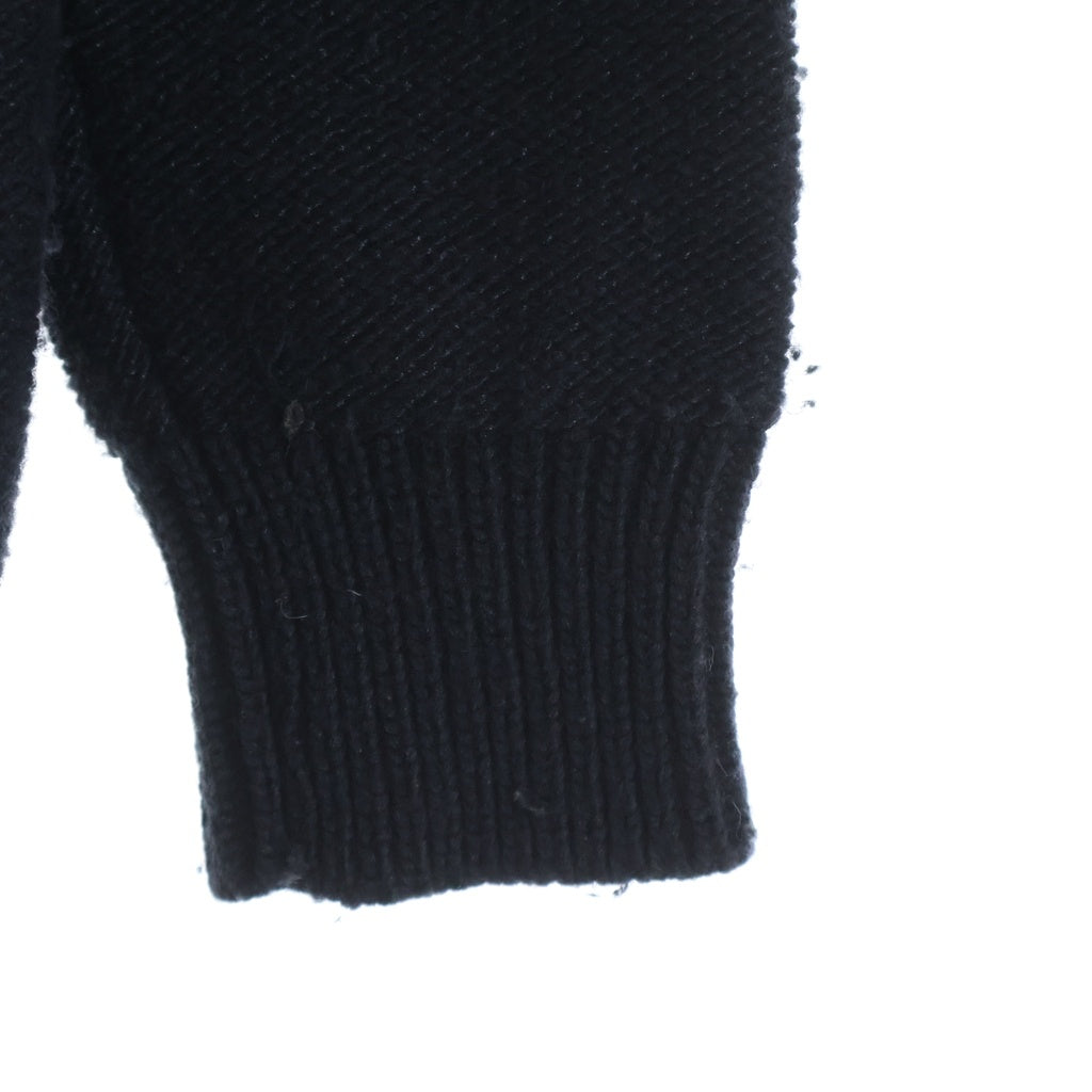 RAF SIMONS(ラフシモンズ) 07AW ARCHIVE メタリックアーマー ハイネック プルオーバー ニットセーターブラック