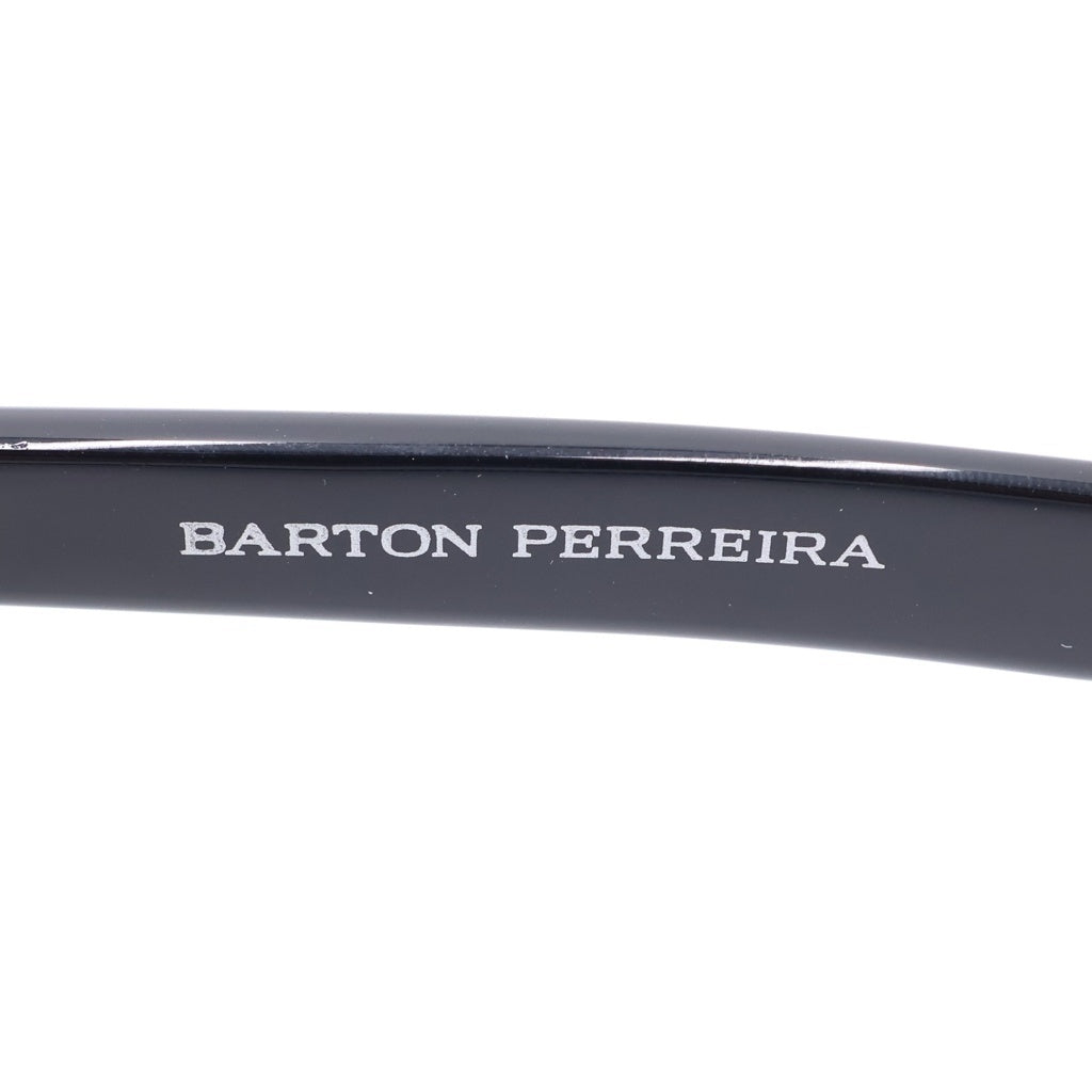 BARTON PERREIRA(バートンペレイラ) ROURKE ルーク ボストンフレーム カラーレンズ サングラス メガネ ブラック/グリーン