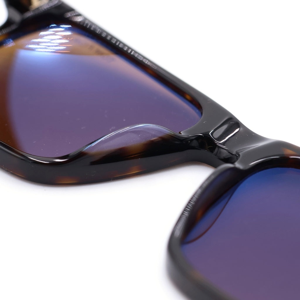 TOM FORD(トムフォード) CALDER スクエアフレーム カラーレンズ サングラス メガネ ブラウン TF1205