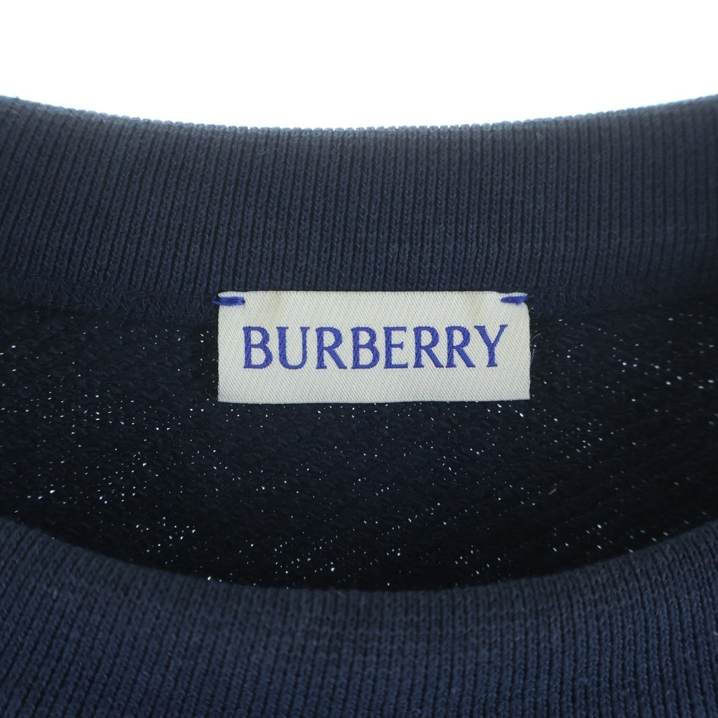 BURBERRY(バーバリー) EKD Stripe P/O EKDストライプ プルオーバースウェットシャツ トレーナー ネイビー/ホワイト 8092683