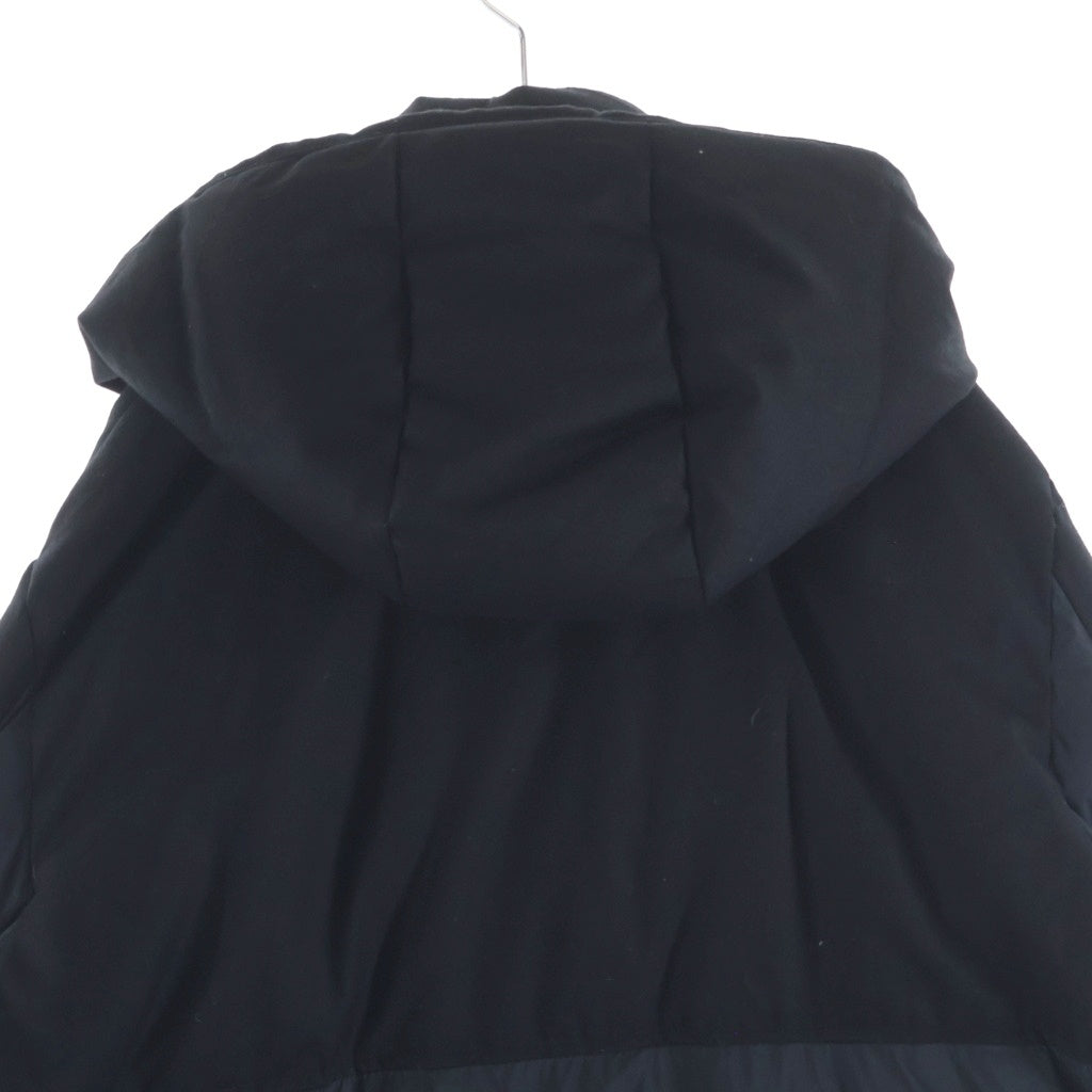 TATRAS(タトラス) 19AW ZOLDO ゾルド ナイロン切替 ファーフーデッドダウンジャケット ブラック MTK19A4136