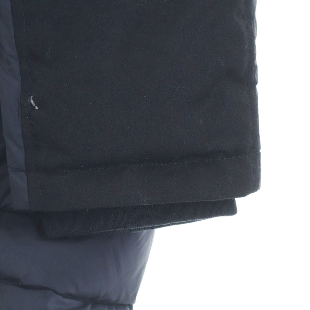 TATRAS(タトラス) 19AW ZOLDO ゾルド ナイロン切替 ファーフーデッドダウンジャケット ブラック MTK19A4136