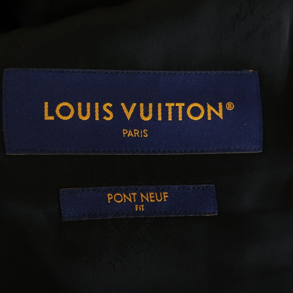 LOUIS VUITTON(ルイヴィトン) 24SS モノグラム総柄 シングルテーラードジャケット ブラック RM241F ZD0 HQFJ4E
