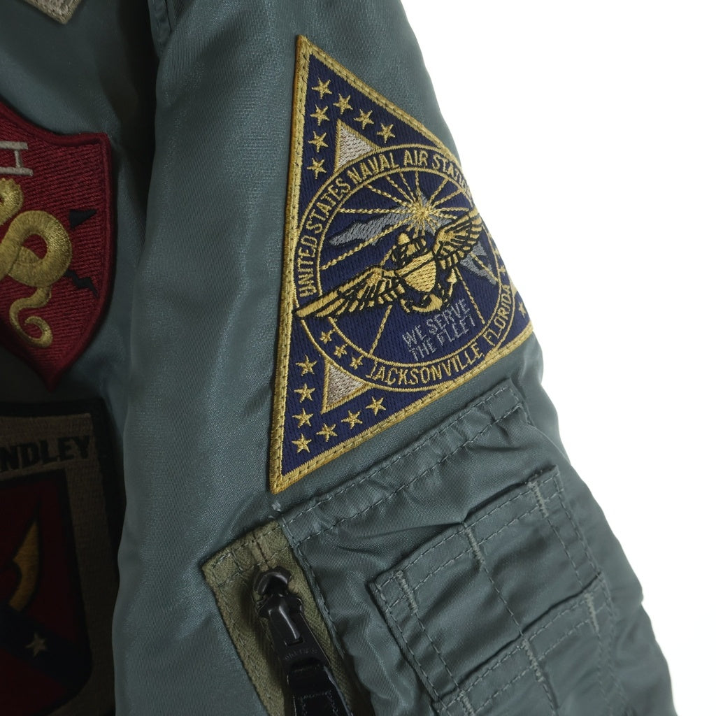 AVIREX(アヴィレックス) TOP GUN MA-1 CUSTOM トップガン カスタム フライトジャケット ブルゾン カーキ 783-5952040