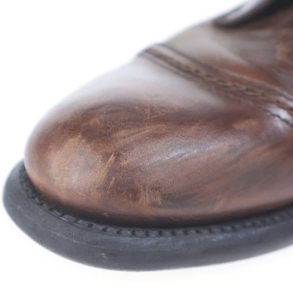 5351 POUR LES HOMMES(5351プールオム) BACK ZIP LACE UP BOOTS バックジップ レースアップ ブーツ ブラウン
