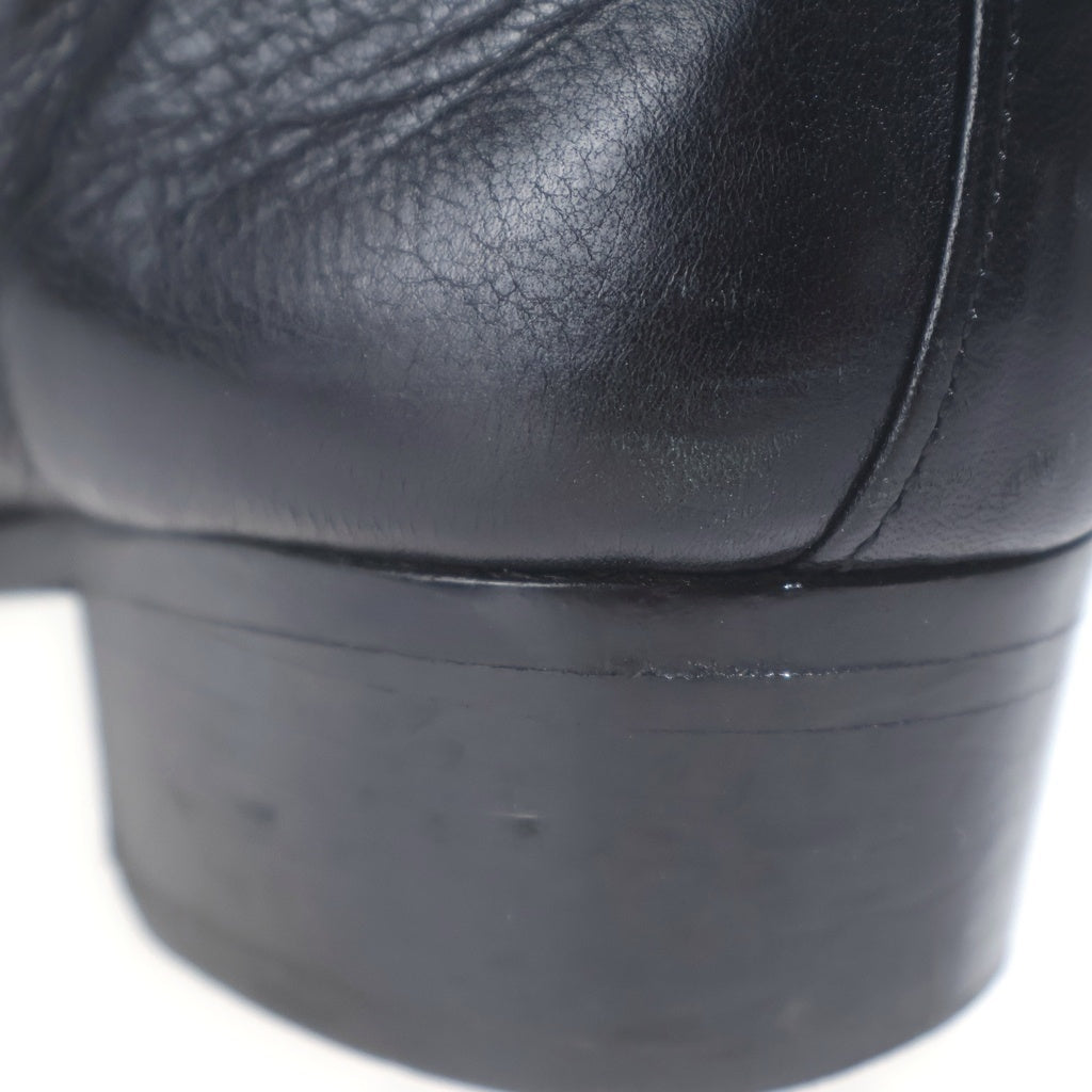 5351 POUR LES HOMMES(5351プールオム) STUDS REATHER SHORT BOOTS スタッズ レザー ショート ブーツ ブラック