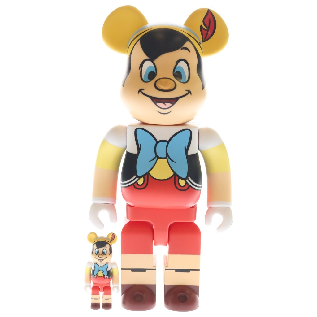 MEDICOM TOY(メディコムトイ) ×Disney PINOCCHIO 100%&400% ディズニー ピノキオ ベアブリック フィギュア マルチ
