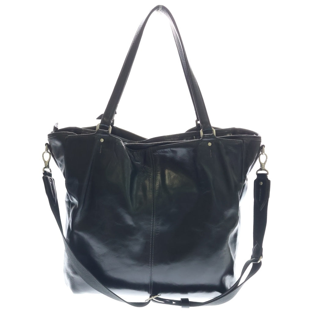 ANIARY(アニアリー) 2WAY LEATHER SHOULDER BAG 2ウェイ レザーショルダーバッグ ブラック