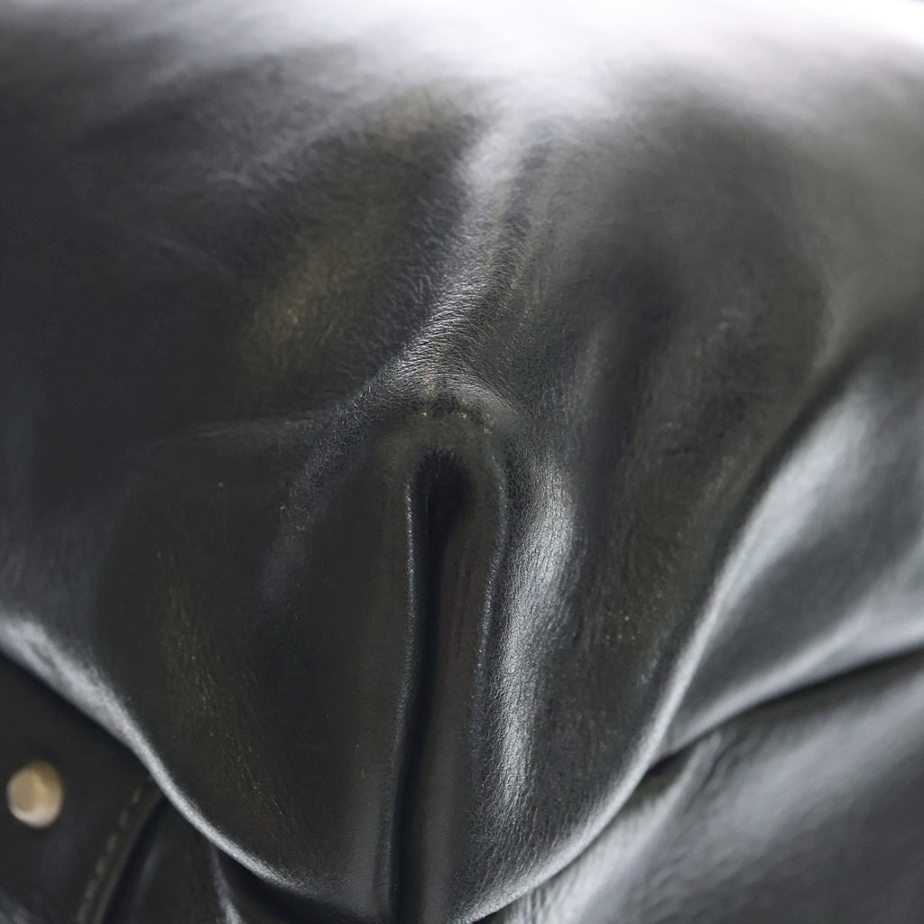 ANIARY(アニアリー) 2WAY LEATHER SHOULDER BAG 2ウェイ レザーショルダーバッグ ブラック