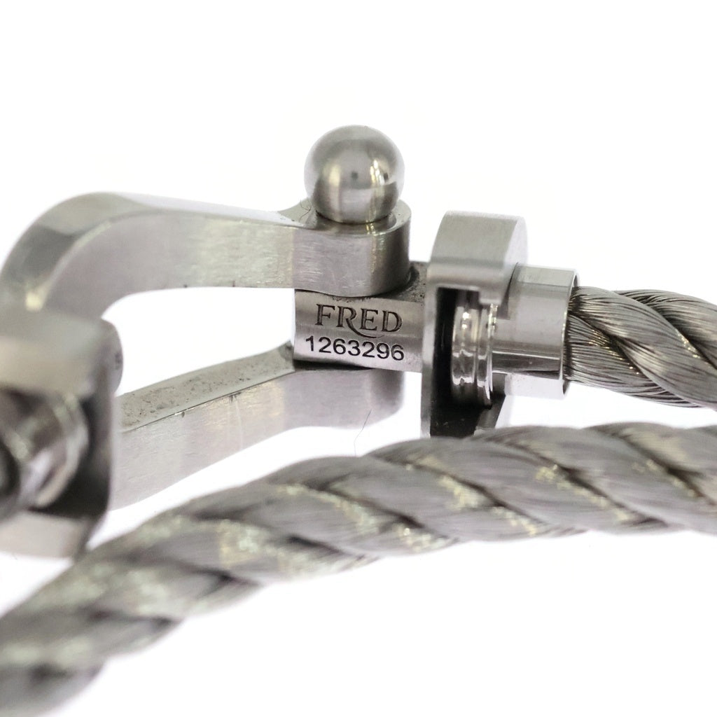 FRED(フレッド) FORCE 10 フォース ラージモデル ステンレススチール ブレスレット LM シルバー レディース