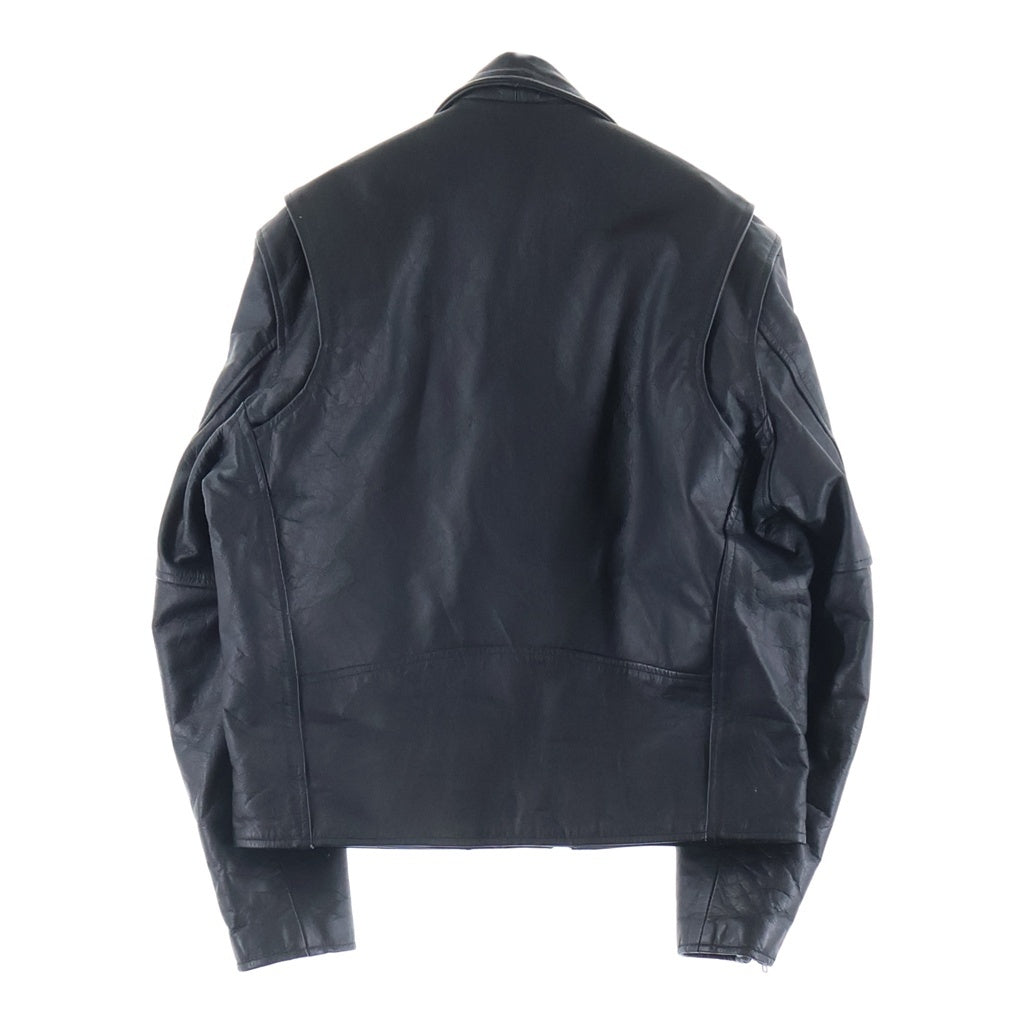 HORN WORKS(ホーンワークス) DOUBLE RIDERS JACKET ダブルライダースジャケット レザーブルゾン ブラック